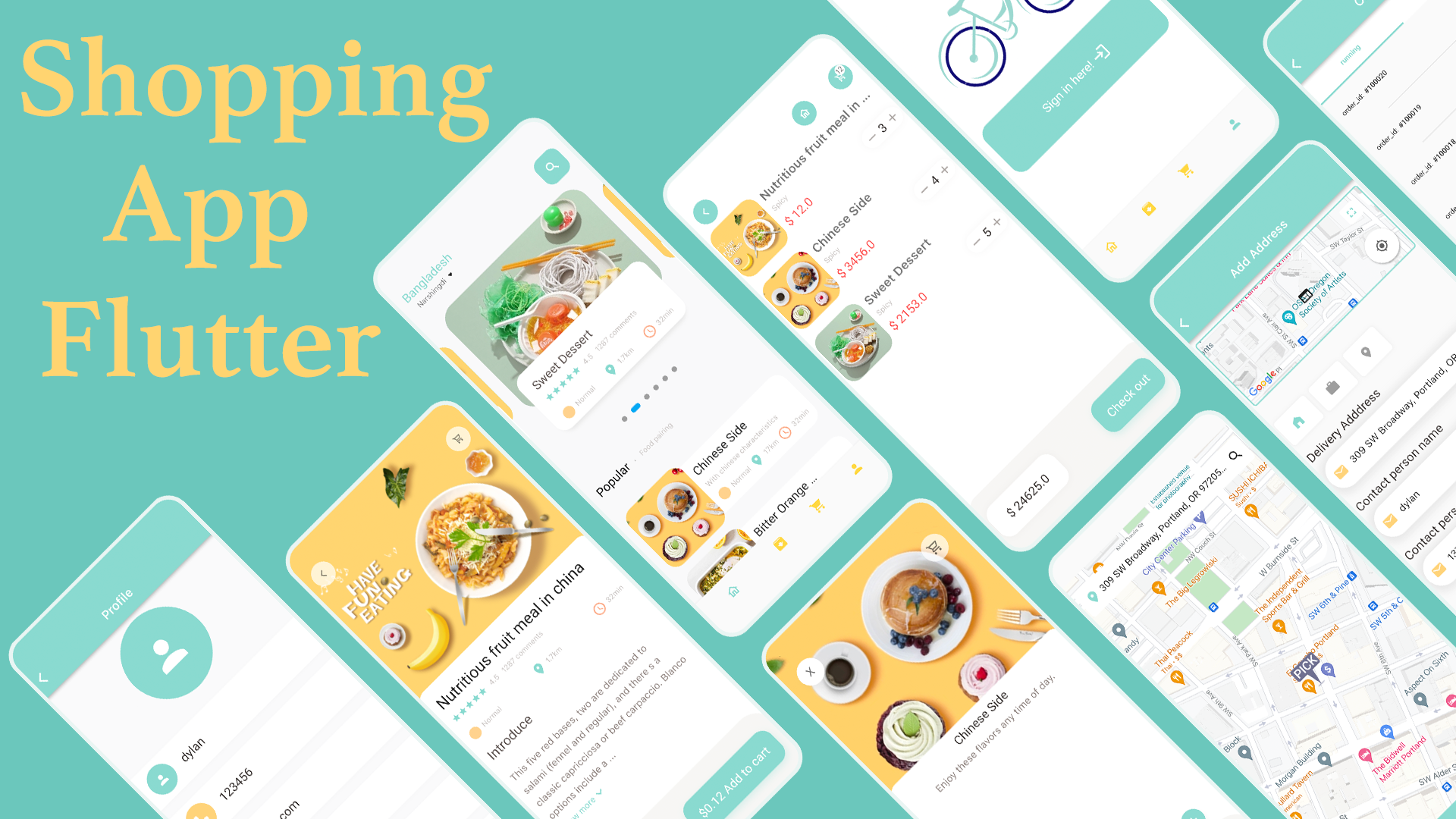 Flutter Food Delivery App | Shopping | E-Commerce For IOS And Android